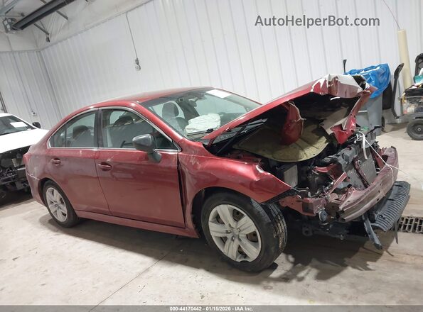 4S3BNAB65K3018867 2019 SUBARU LEGACY Red 