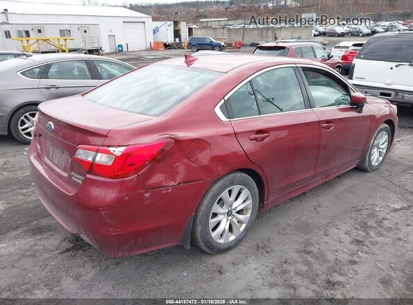 4S3BNAC63H3061238 2017 SUBARU LEGACY Maroon Rear right