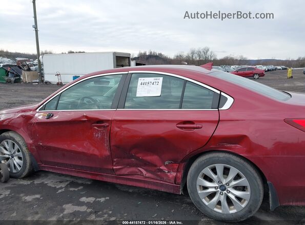 4S3BNAC63H3061238 2017 SUBARU LEGACY Maroon Front view