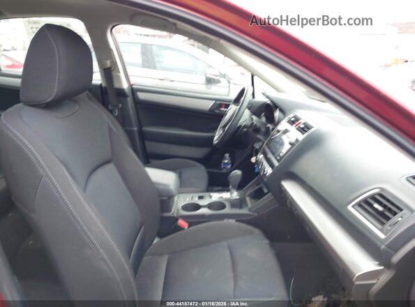 4S3BNAC63H3061238 2017 SUBARU LEGACY Maroon Front interior view
