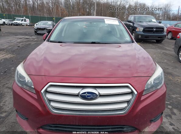 4S3BNAC63H3061238 2017 SUBARU LEGACY Maroon Instrument cluster view