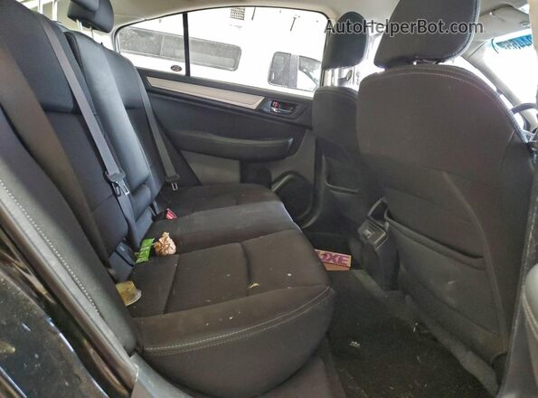 4S3BNAC66J3032788 2018 SUBARU LEGACY Black Вид задніх сидінь