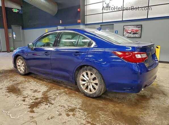 4S3BNAC68H3028588 2017 SUBARU LEGACY Синий Задняя левая четверть