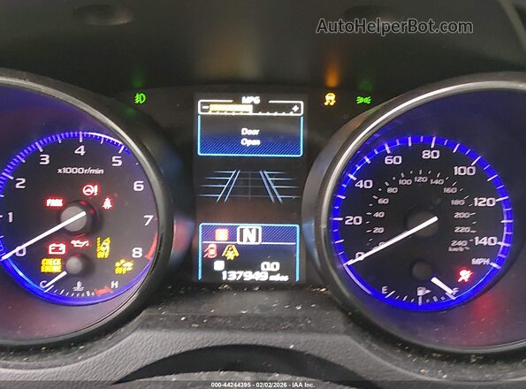 4S3BNAF64H3013131 2017 SUBARU LEGACY Gray უკანა სავარძლების ხედი