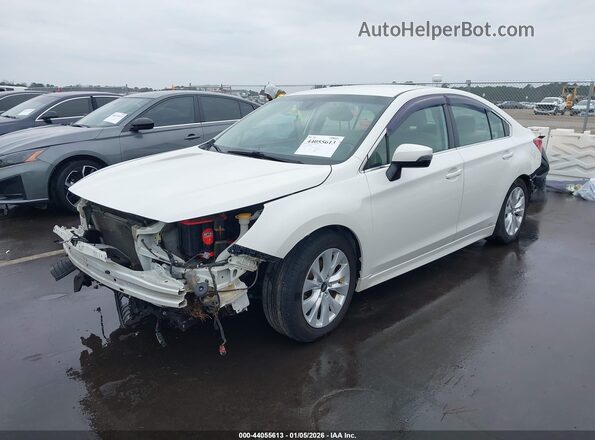 4S3BNAF64H3017938 2017 SUBARU LEGACY White Vista tres cuartos delantera izquierda