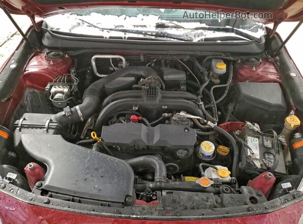4S3BNAN63H3008634 2017 SUBARU LEGACY Maroon Widok wnętrza z tyłu