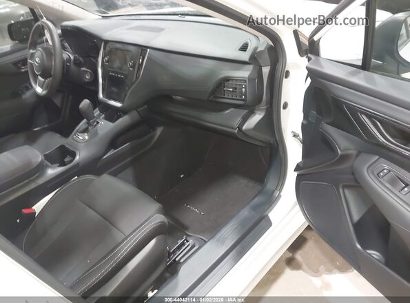 4S3BWAB62N3010078 2022 SUBARU LEGACY White Widok wnętrza z przodu