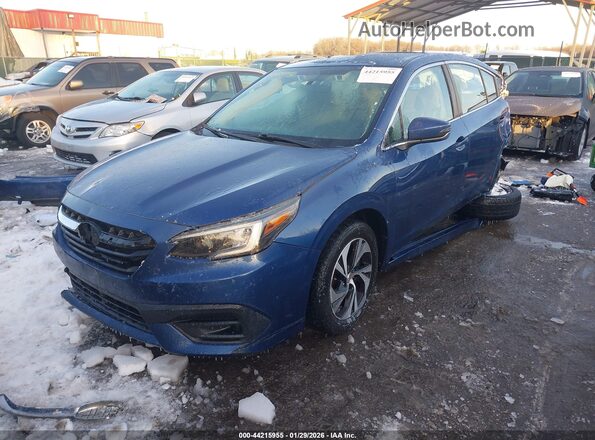 4S3BWAC62L3015986 2020 SUBARU LEGACY Blue Передня ліва чверть