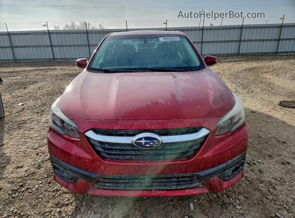 4S3BWAC65N3004659 2022 SUBARU LEGACY Красный Вид спереди