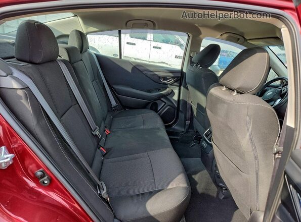 4S3BWAC65N3004659 2022 SUBARU LEGACY Красный Вид задних сидений
