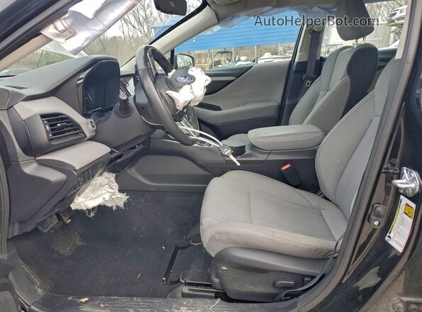 4S3BWAC65R3017272 2024 SUBARU LEGACY Black წინა სალონის ხედი