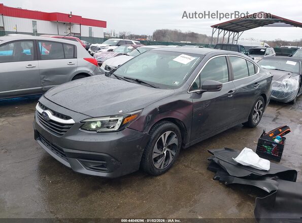 4S3BWAC68M3015072 2021 SUBARU LEGACY Серебряный Передняя левая четверть