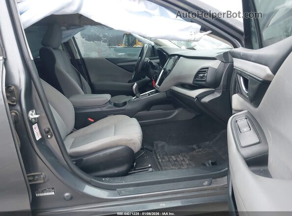 4S3BWAC69L3022871 2020 SUBARU LEGACY Gray Widok wnętrza z przodu