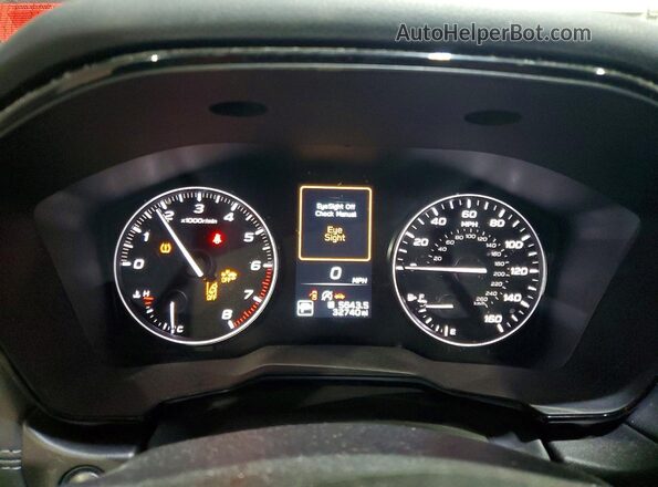 4S3BWAC6XP3010184 2023 SUBARU LEGACY Серый Вид щитка приборов