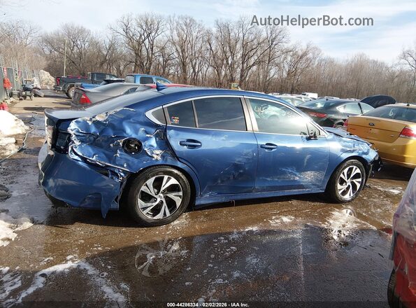 4S3BWAF62M3011563 2021 SUBARU LEGACY Blue Rear interior view