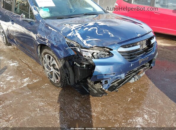 4S3BWAF62M3011563 2021 SUBARU LEGACY Blue Front view