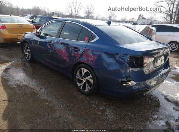 4S3BWAF62M3011563 2021 SUBARU LEGACY Blue Rear left