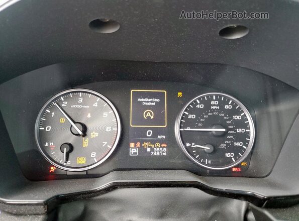 4S3BWAF67S3003312 2025 SUBARU LEGACY Темно-бордовый Вид щитка приборов