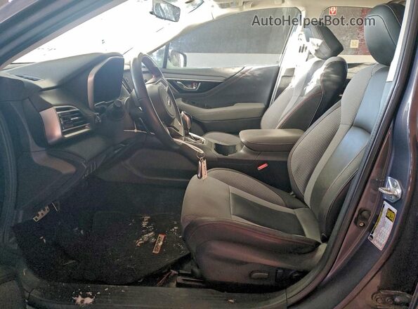 4S3BWAH66N3004503 2022 SUBARU LEGACY Угольный Вид салона спереди