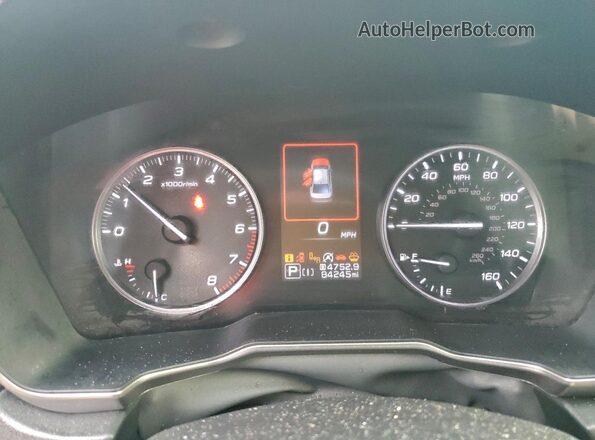 4S3BWAH69N3004866 2022 SUBARU LEGACY Белый Вид щитка приборов