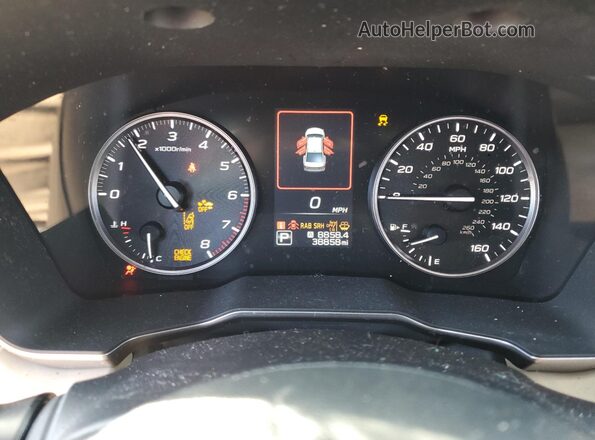 4S3BWAM60P3017949 2023 SUBARU LEGACY Red Instrument cluster view
