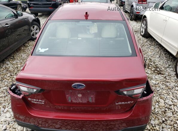 4S3BWAM60P3017949 2023 SUBARU LEGACY Red Rear view