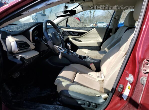 4S3BWAM60P3017949 2023 SUBARU LEGACY Red Front interior view