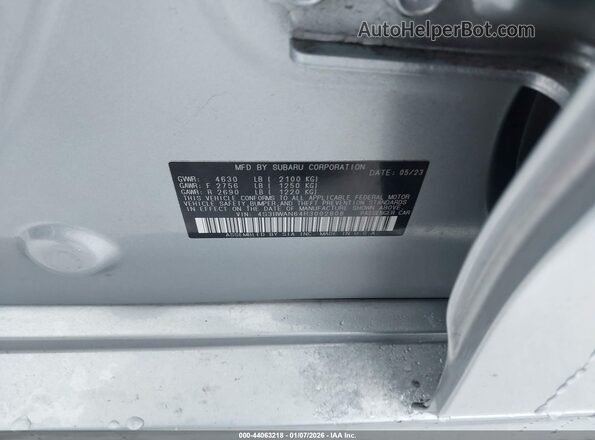 4S3BWAN64R3002808 2024 SUBARU LEGACY Серебряный Вид подкапотного пространства