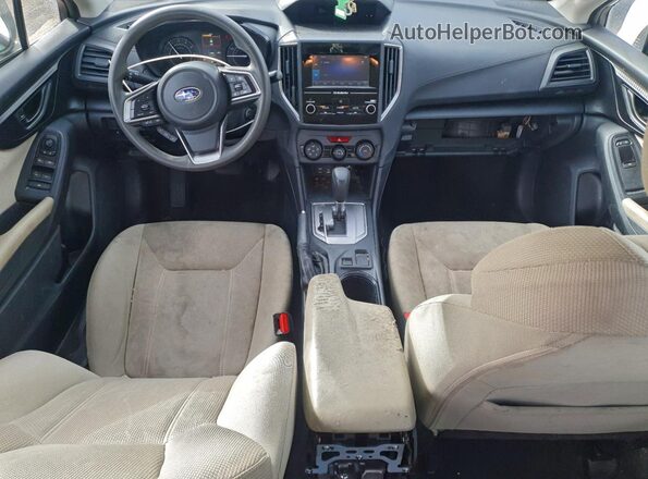 4S3GKAB61M3606752 2021 SUBARU IMPREZA White Вид панелі приладів