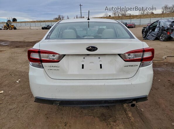 4S3GKAB61M3606752 2021 SUBARU IMPREZA White Вид ззаду