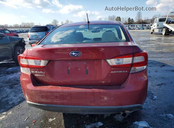 4S3GKAB62M3600328 2021 SUBARU IMPREZA Red Vista trasera