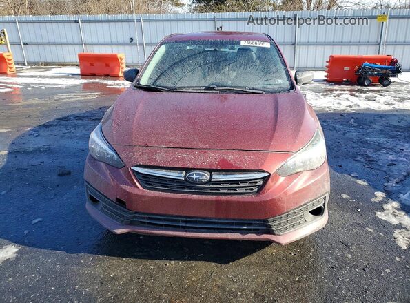 4S3GKAB62M3600328 2021 SUBARU IMPREZA Red Vista frontal