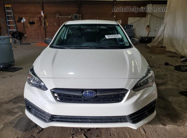 4S3GKAB69M3607468 2021 SUBARU IMPREZA Белый Вид спереди