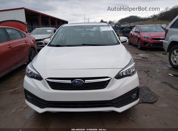 4S3GKAD65L3613408 2020 SUBARU IMPREZA White Widok zestawu wskaźników