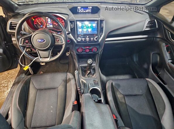 4S3GKAJ61K1624078 2019 SUBARU IMPREZA Gray Вид панелі приладів