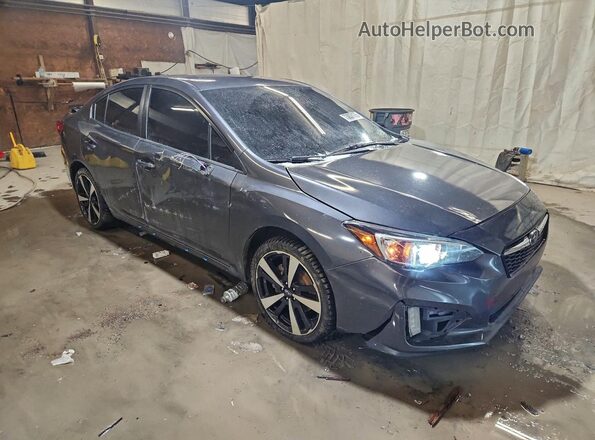 4S3GKAJ61K1624078 2019 SUBARU IMPREZA Gray Передня права чверть