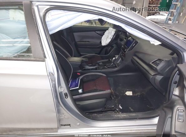 4S3GKAL66M3605224 2021 SUBARU IMPREZA Серебряный Вид салона спереди