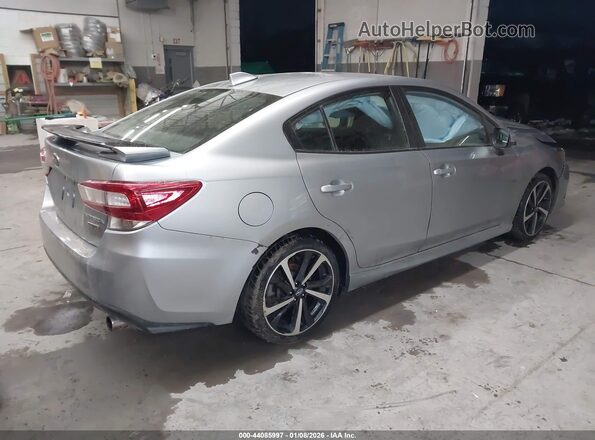4S3GKAL66M3605224 2021 SUBARU IMPREZA Серебряный Задняя правая четверть