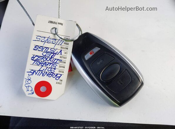 4S3GKAL6XH1625333 2017 SUBARU IMPREZA Red Dashboard view