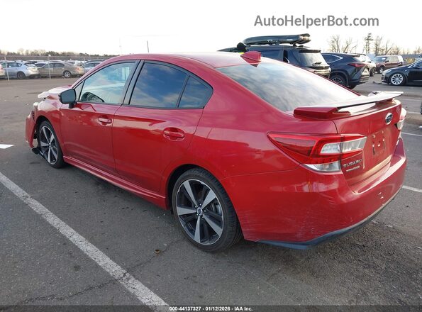4S3GKAL6XH1625333 2017 SUBARU IMPREZA Red Rear left
