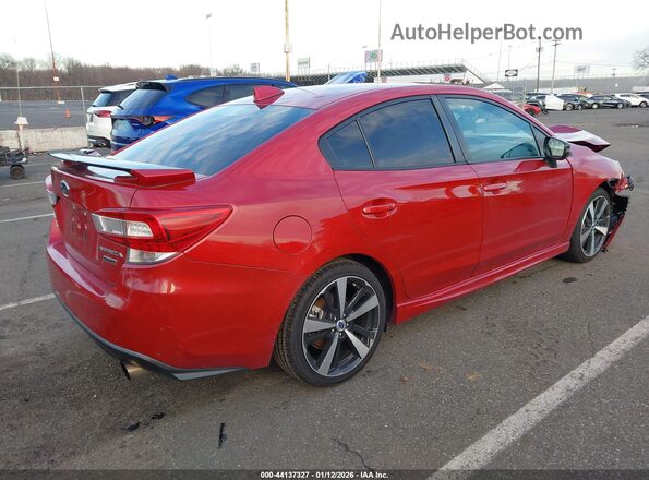 4S3GKAL6XH1625333 2017 SUBARU IMPREZA Red Rear right