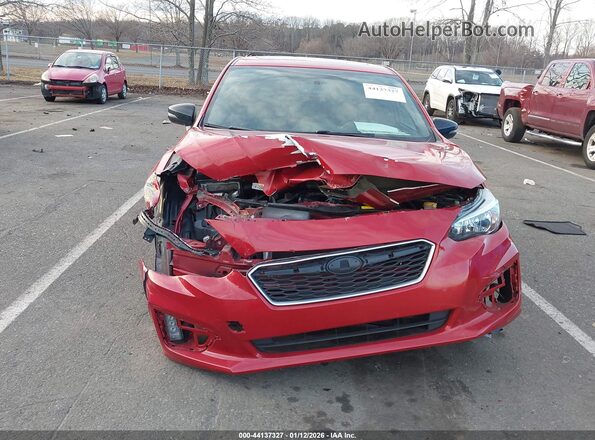 4S3GKAL6XH1625333 2017 SUBARU IMPREZA Red Front view
