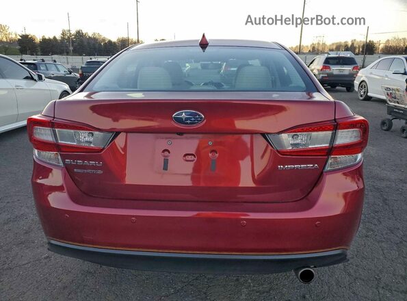 4S3GKAT69L3604857 2020 SUBARU IMPREZA Red უკანა ხედი