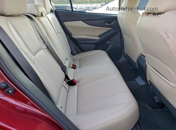 4S3GKAT69L3604857 2020 SUBARU IMPREZA Red უკანა სავარძლების ხედი