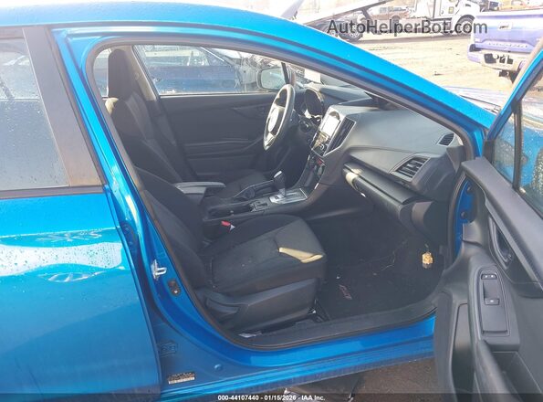 4S3GTAB60M3709836 2021 SUBARU IMPREZA Blue Widok wnętrza z przodu