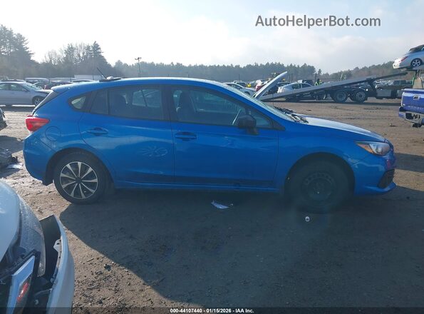4S3GTAB60M3709836 2021 SUBARU IMPREZA Blue Widok wnętrza 360 stopni