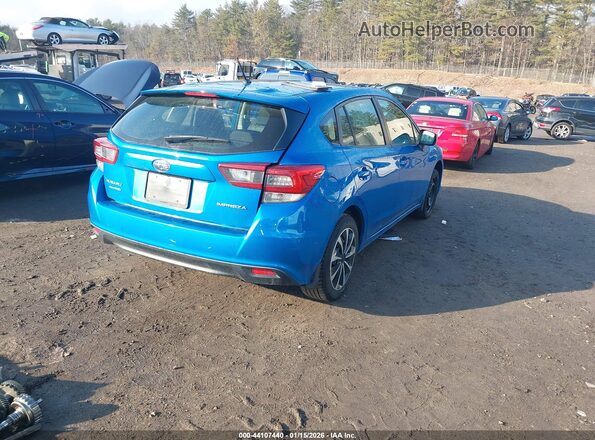 4S3GTAB60M3709836 2021 SUBARU IMPREZA Blue Tył prawy