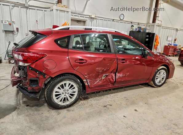 4S3GTAD68J3734847 2018 SUBARU IMPREZA Red 