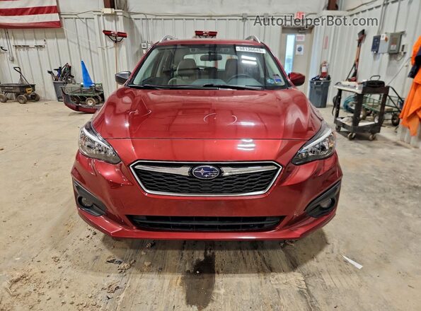 4S3GTAD68J3734847 2018 SUBARU IMPREZA Red 