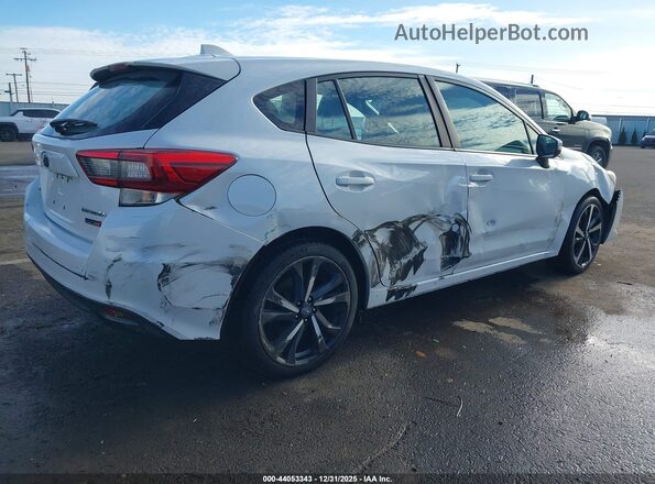 4S3GTAL62M3707939 2021 SUBARU IMPREZA White Trasero derecho